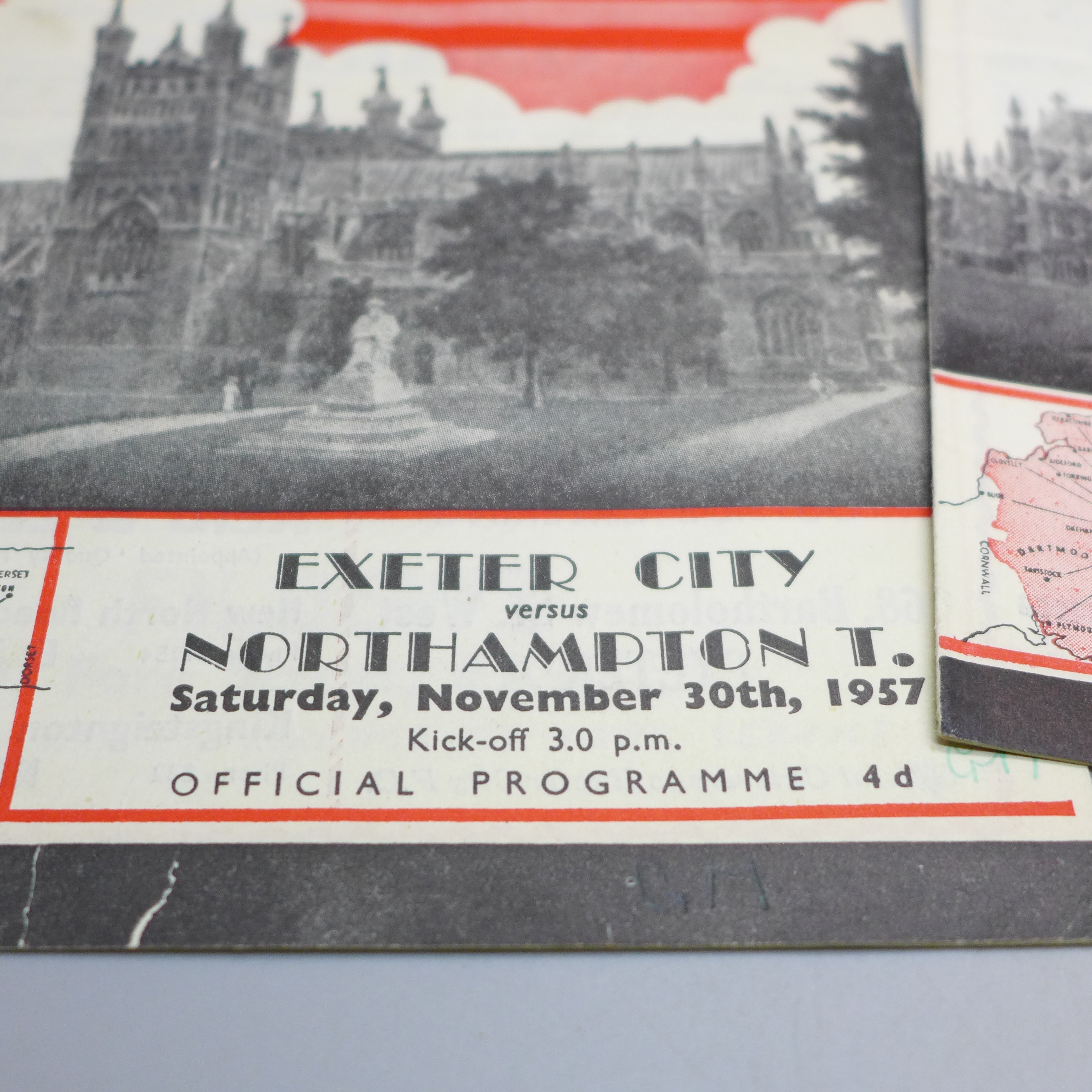 Football ephemera; Exeter City home programmes from the 1950s (5) and 1960s (17) including versus - Image 4 of 6