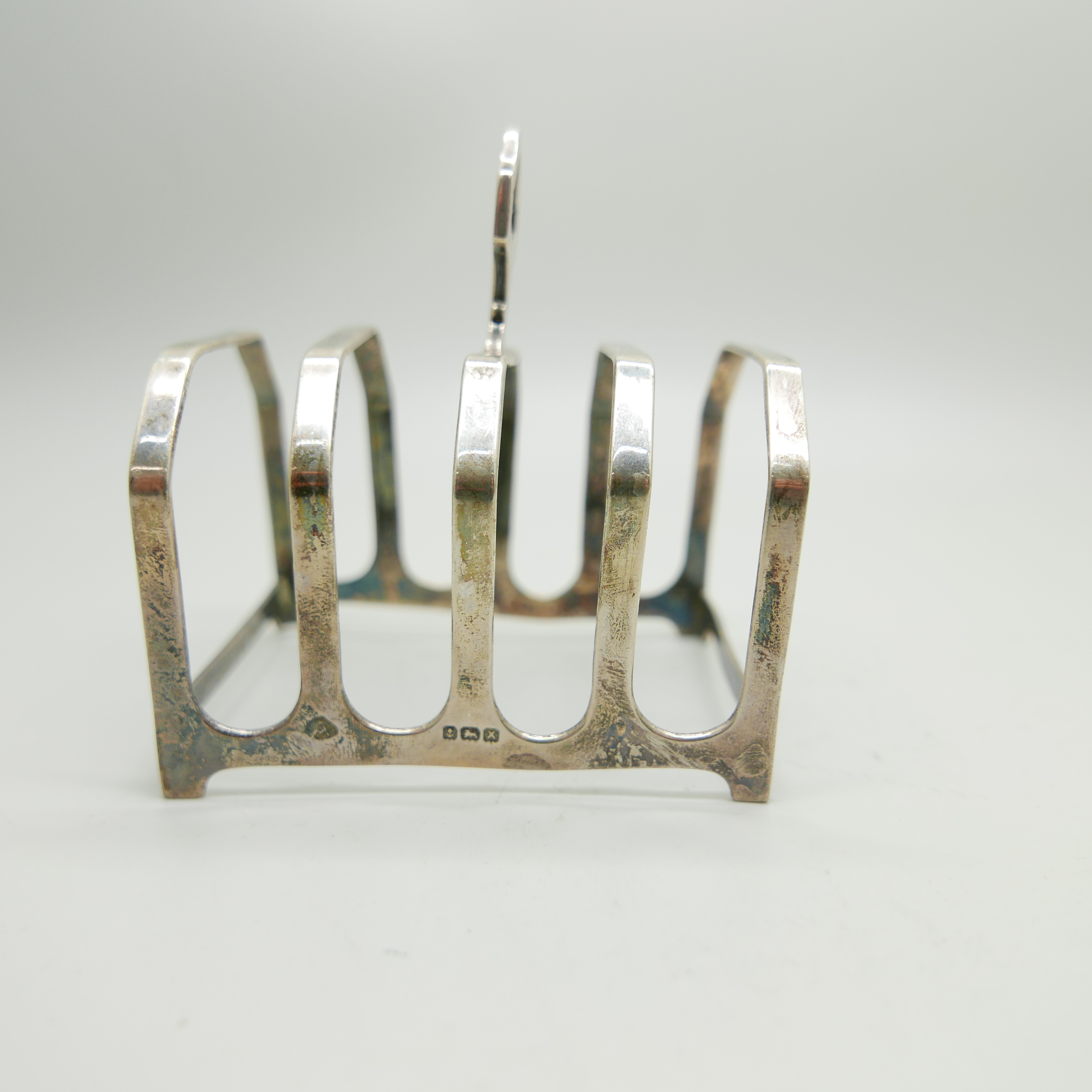 A silver toast rack, 63.8g - Image 3 of 4