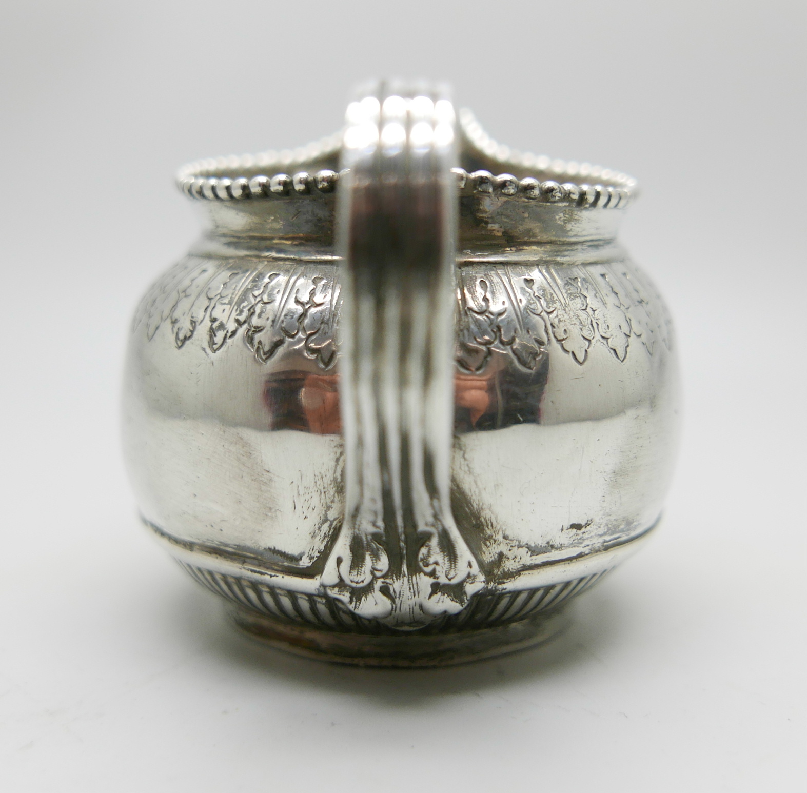 A Victorian silver jug, London 1878, 100g - Image 4 of 4