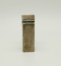 A small silver vesta case, 41mm