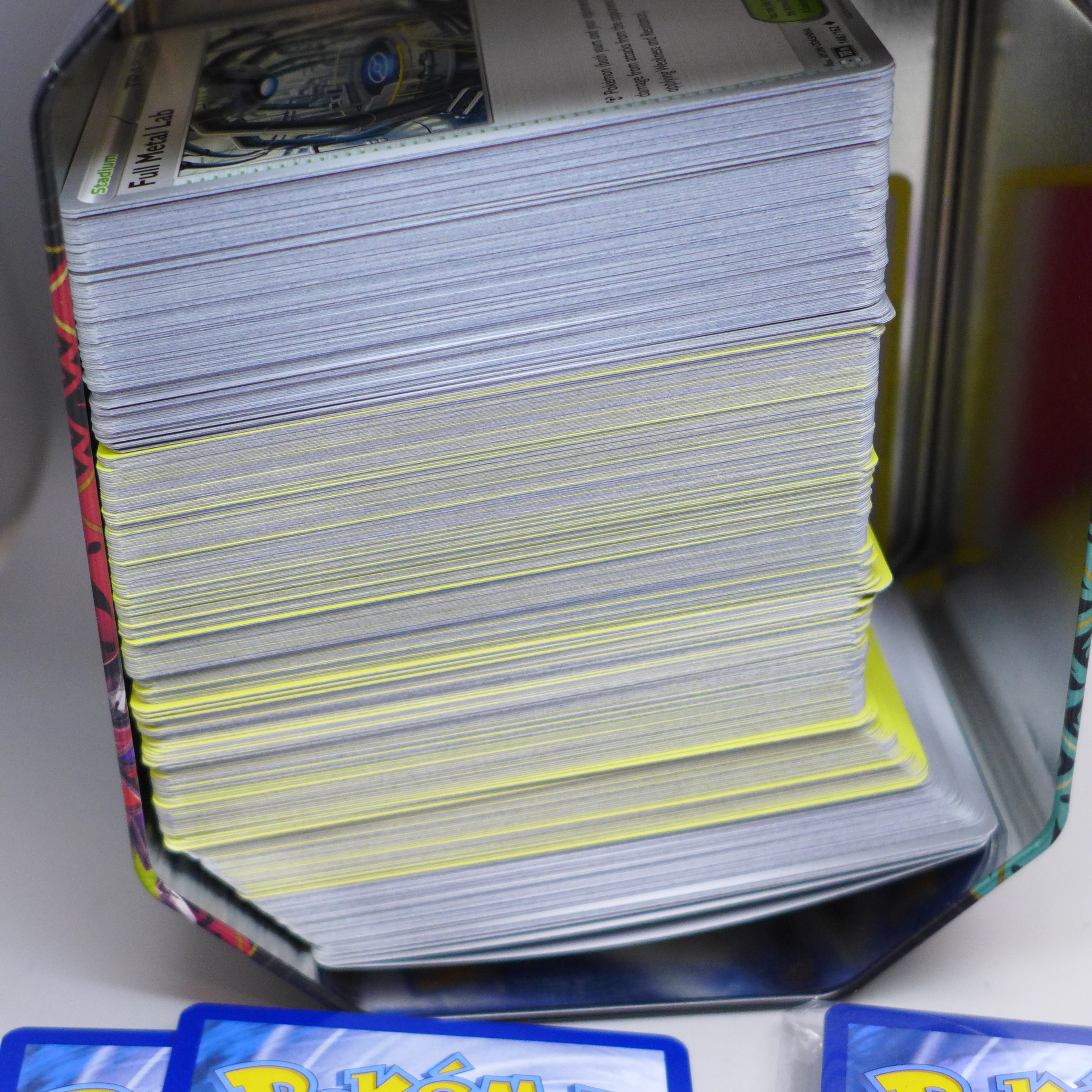 Over 700 Pokemon cards in tins, with holos (two tins) - Image 3 of 4