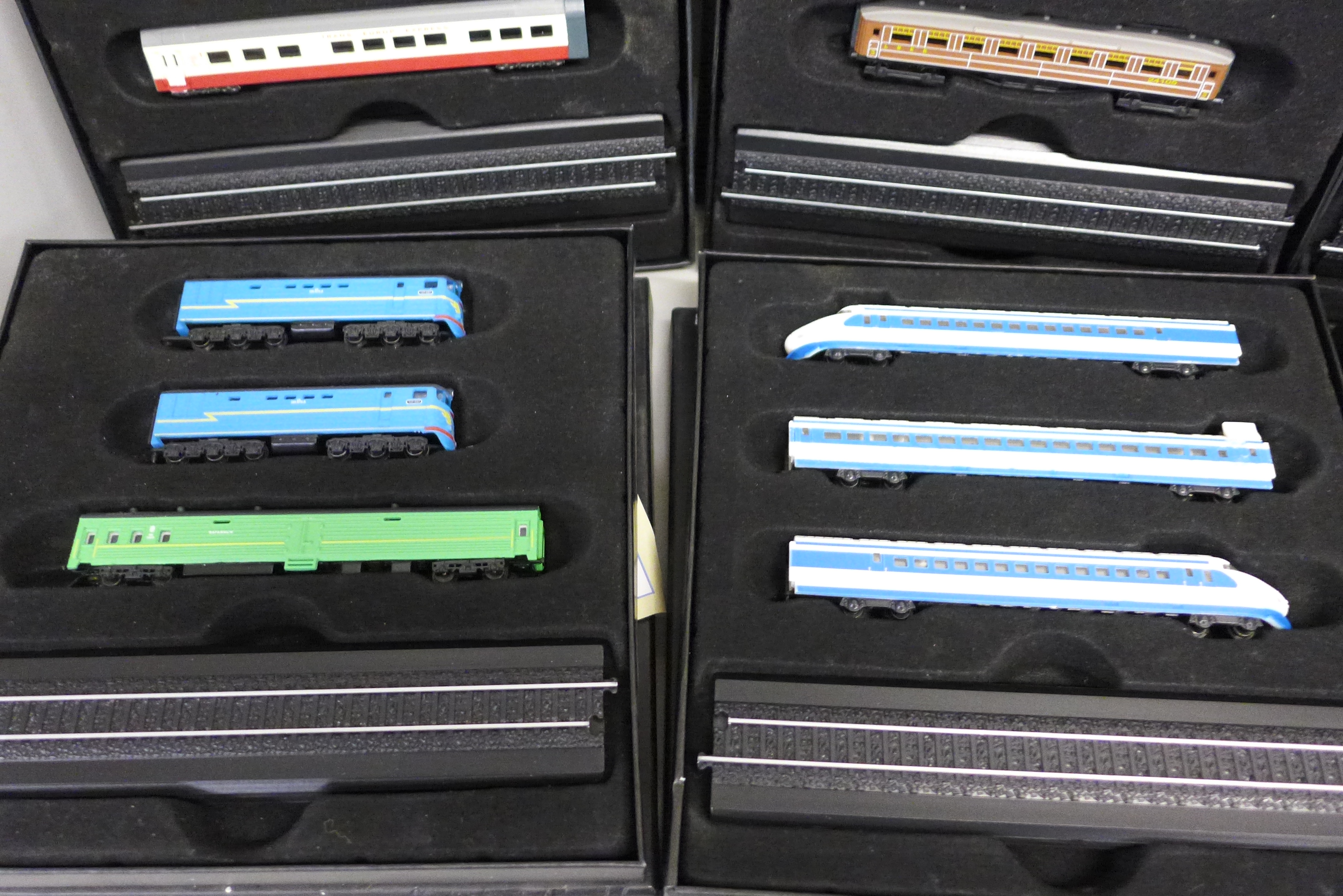 Nine sets of Atlas Editions mini trains 1/200, boxed - Image 5 of 7