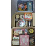 A large collection of mid 20th Century and later tins **PLEASE NOTE THIS LOT IS NOT ELIGIBLE FOR