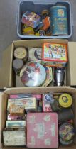 A large collection of mid 20th Century and later tins **PLEASE NOTE THIS LOT IS NOT ELIGIBLE FOR