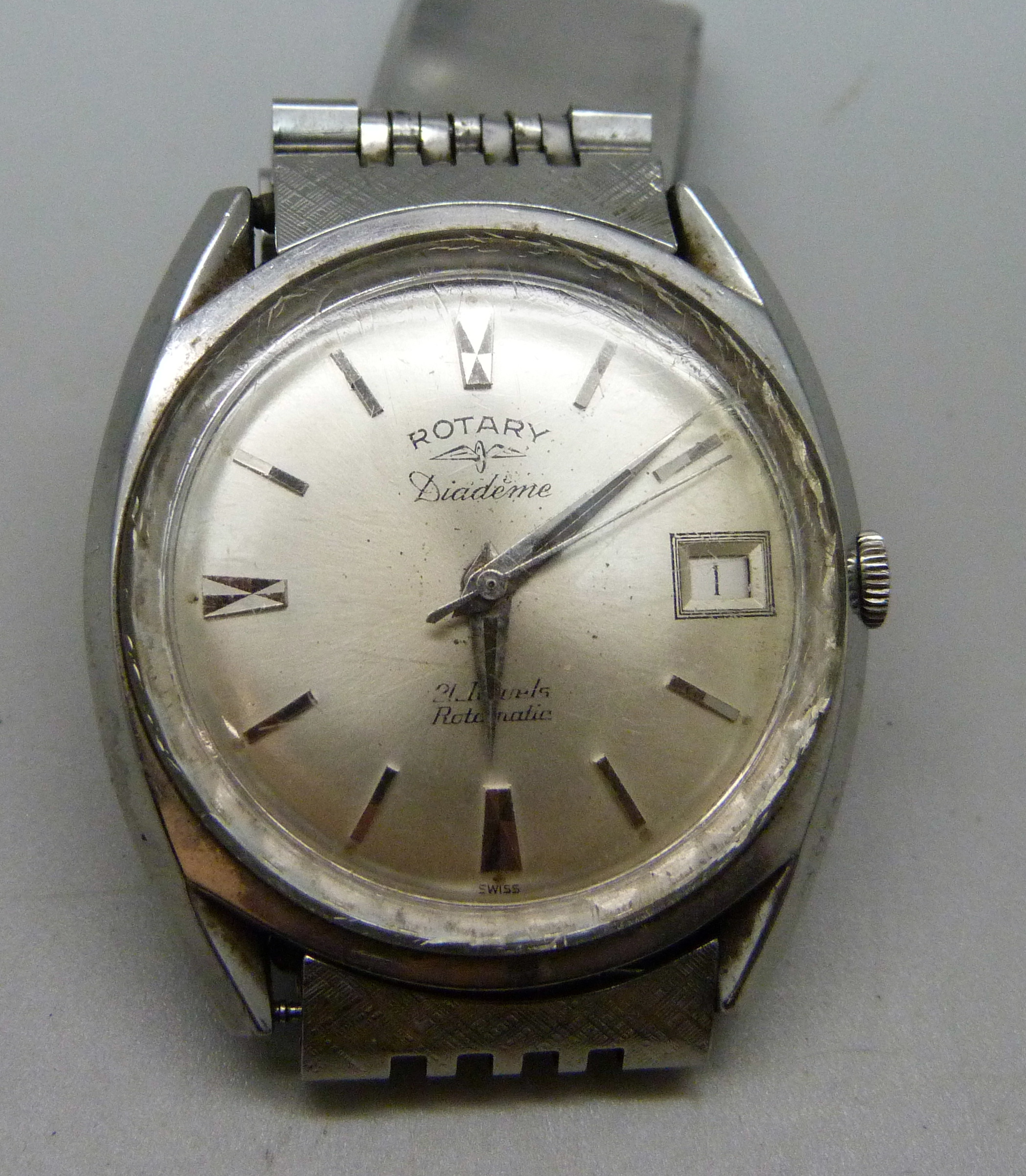 A gentleman's Rotary Diademe automatic wristwatch and a small Bulova wristwatch - Image 4 of 4