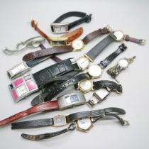 Fifteen lady's wristwatches