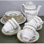 A Spode Provence six setting tea set, lacking sugar bowl **PLEASE NOTE THIS LOT IS NOT ELIGIBLE