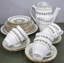 A Spode Provence six setting tea set, lacking sugar bowl **PLEASE NOTE THIS LOT IS NOT ELIGIBLE