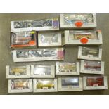 A collection of vehicles, boxed and loose, Dinky Supertoys, Vega Major Luxury Coach, Leyland