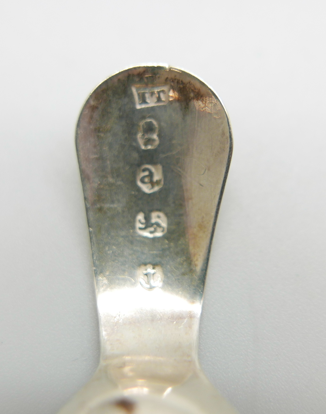 Two silver caddy spoons including one George III, Birmingham 1798, maker IT - Image 4 of 4