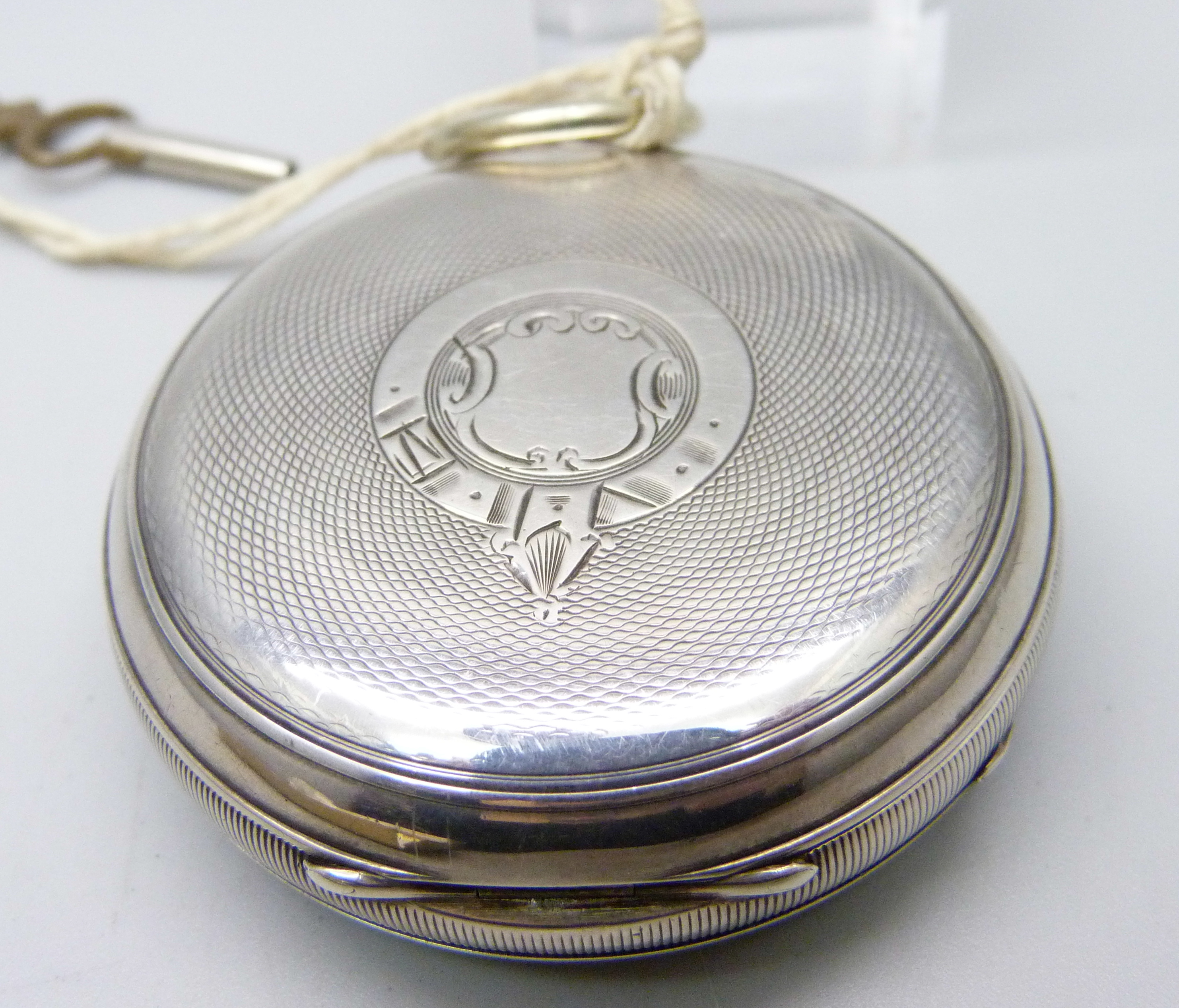 A silver pocket watch, Barnes & Son, Tamworth - Image 3 of 4