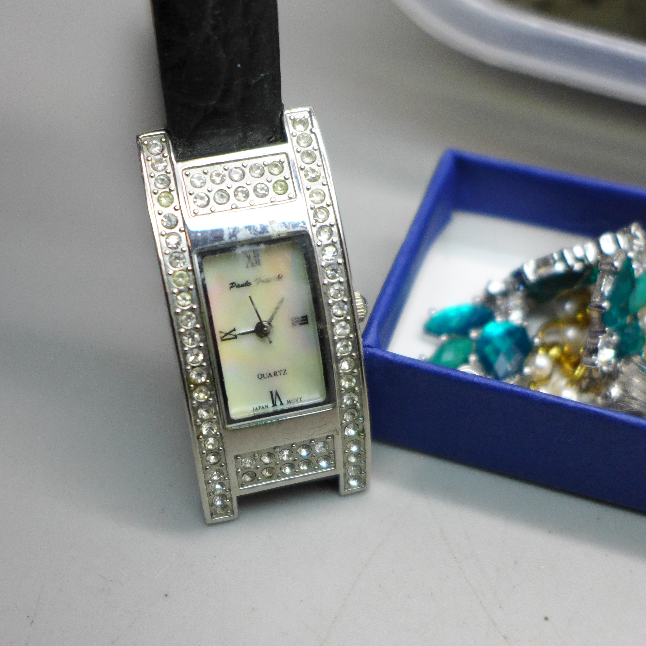 A collection of lady's wristwatches, Avalon, Timex, costume jewellery, etc. - Image 3 of 5