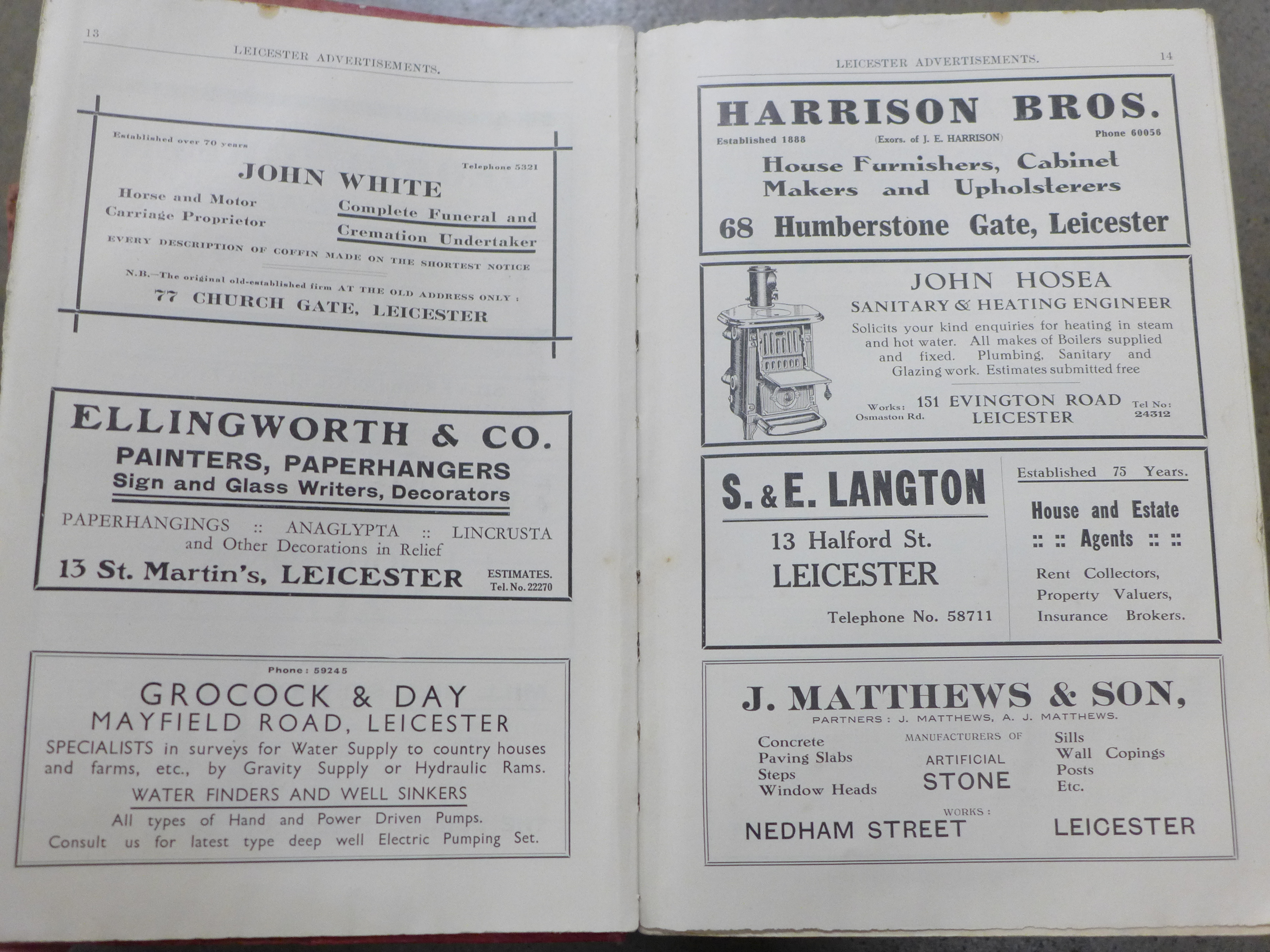 Kelly's Directory of Derbyshire, Nottinghamshire, Leicestershire and Rutland, 1932 and Nottingham - Image 6 of 7