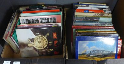 Two boxes of books on railways **PLEASE NOTE THIS LOT IS NOT ELIGIBLE FOR IN-HOUSE POSTING AND