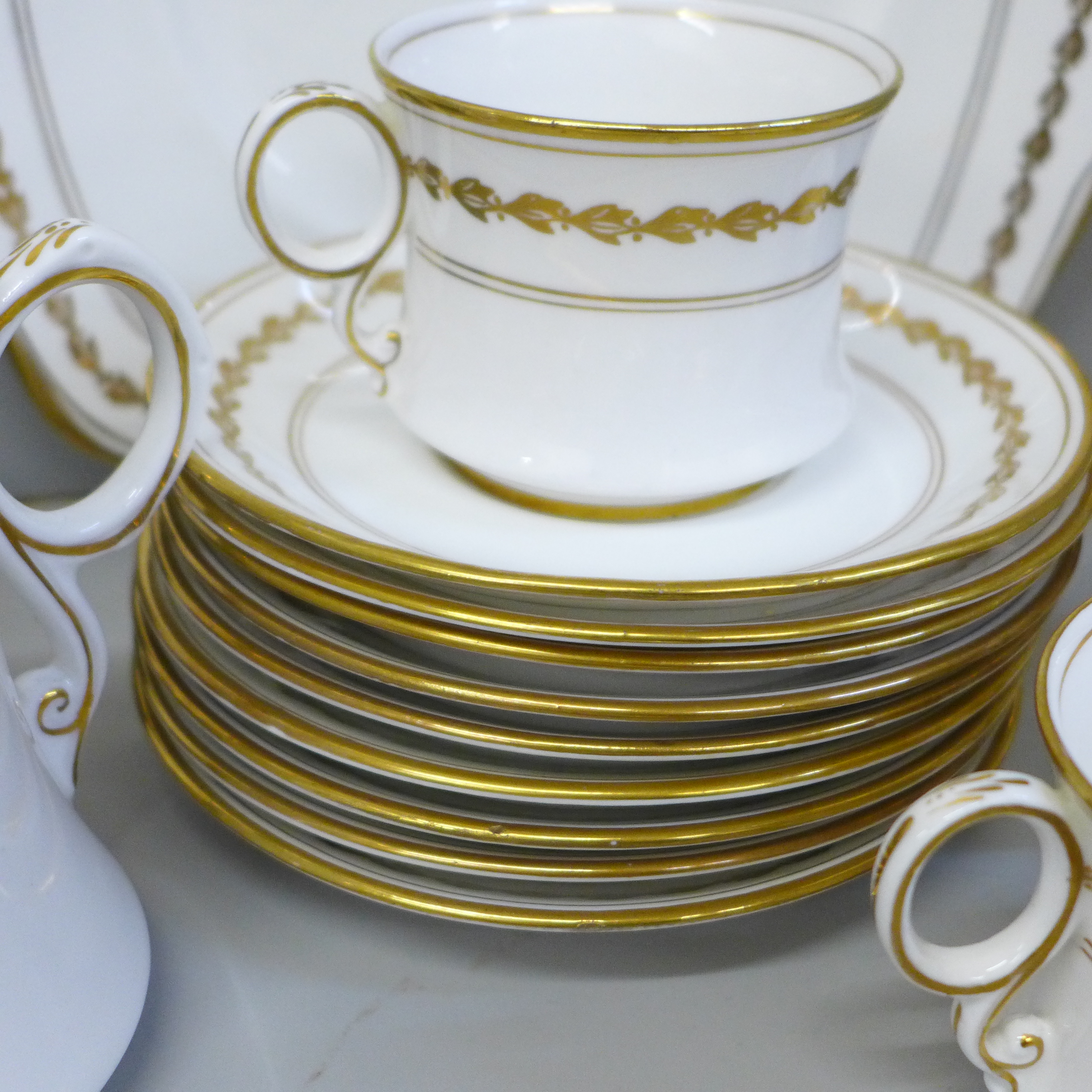 A Royal Albert 5430 tea service comprising two cake plates, twelve tea plates, eleven saucers, - Image 3 of 6