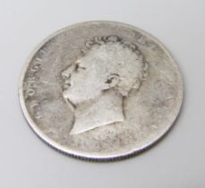 A King George IV 1828 silver half crown
