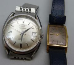 A gentleman's Rotary Diademe automatic wristwatch and a small Bulova wristwatch