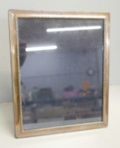 A Mappin & Webb silver photograph frame, 24cm x 29cm