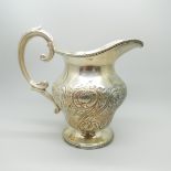 A silver jug, Sheffield 1908, 226g
