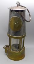 An Eccles miner's lamp