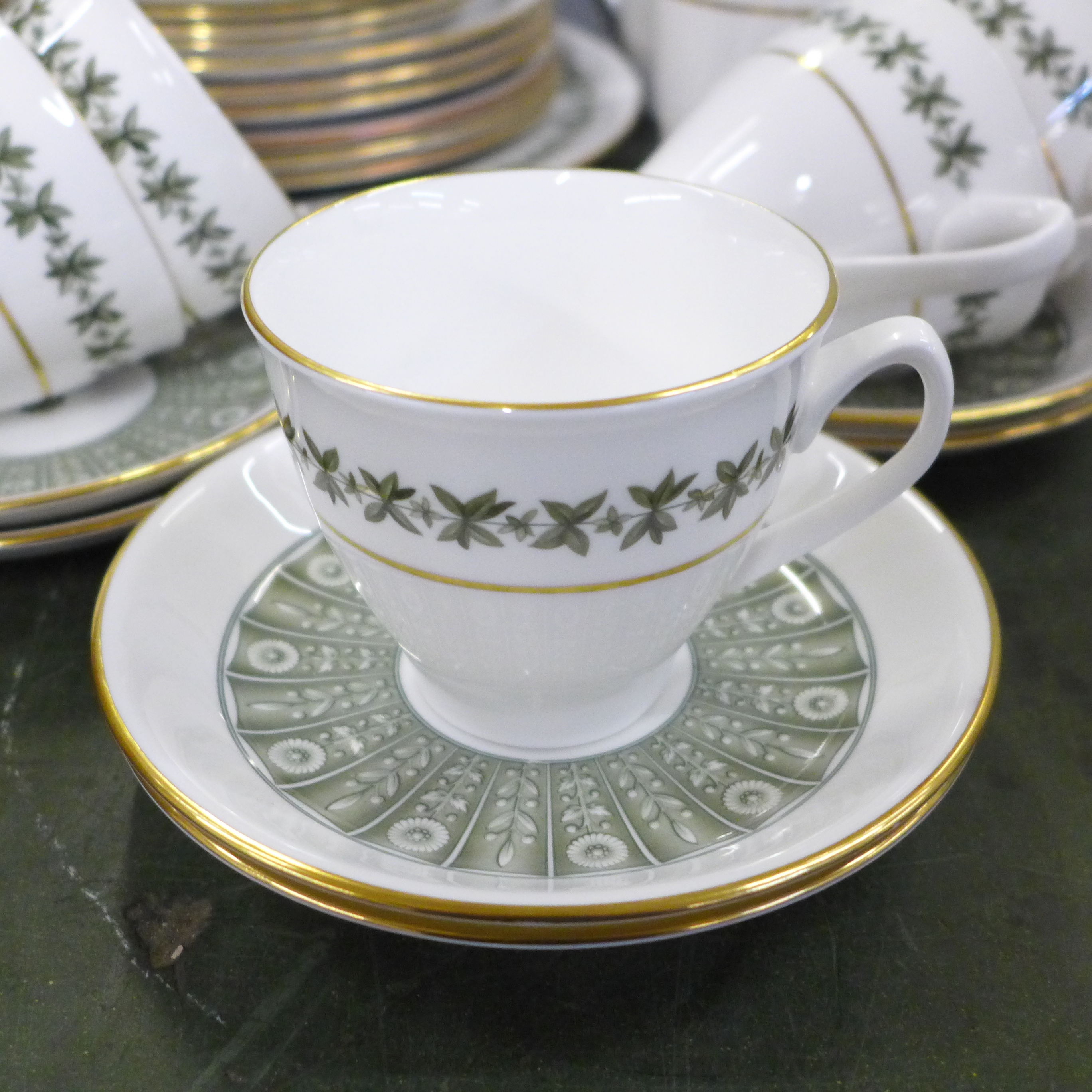 A Spode Provence six setting tea set, lacking sugar bowl **PLEASE NOTE THIS LOT IS NOT ELIGIBLE - Image 2 of 4