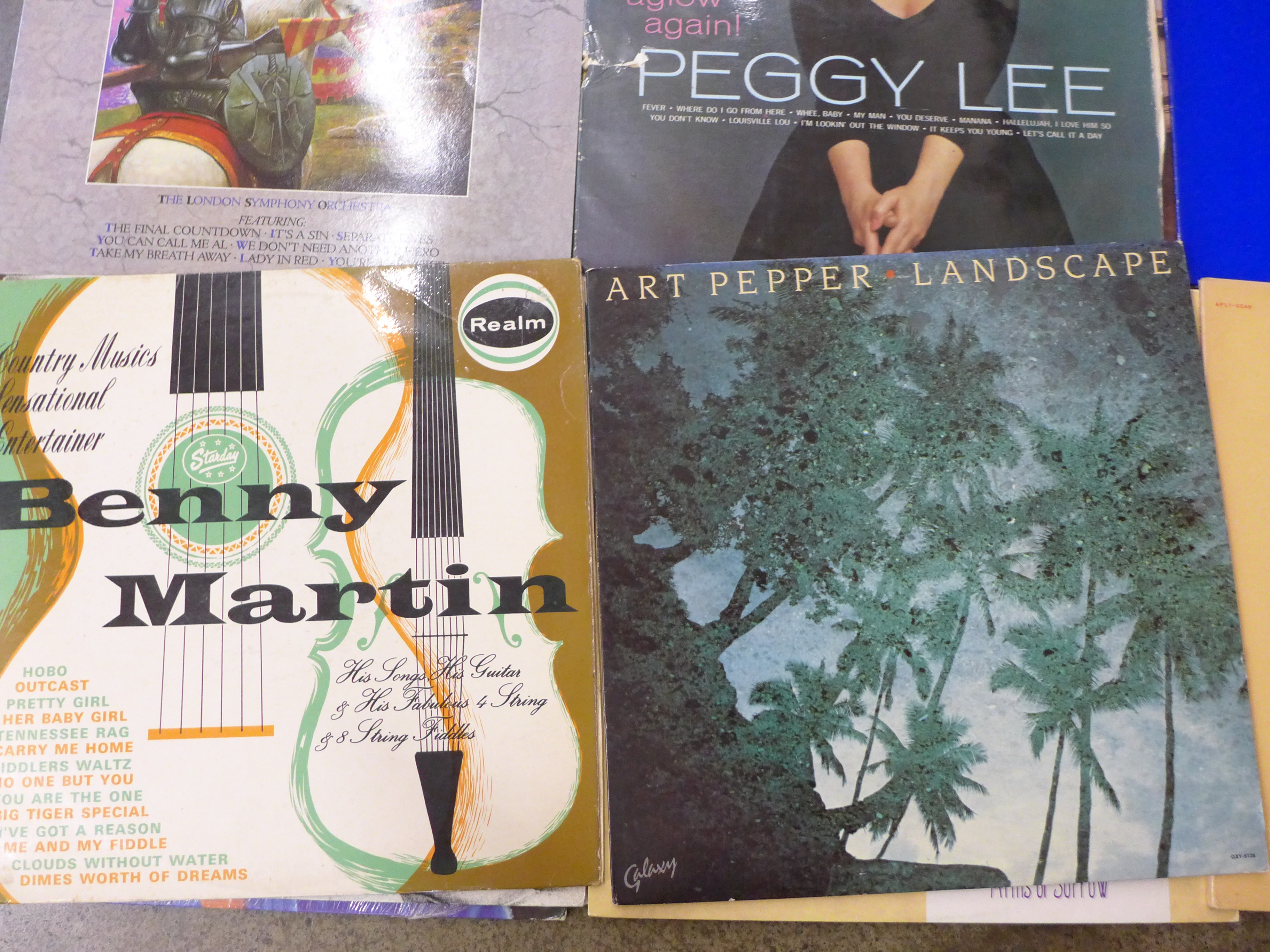 A box of LP records, J J Cale, Sandy Nelson, Frank Sinatra, etc. - Image 3 of 4