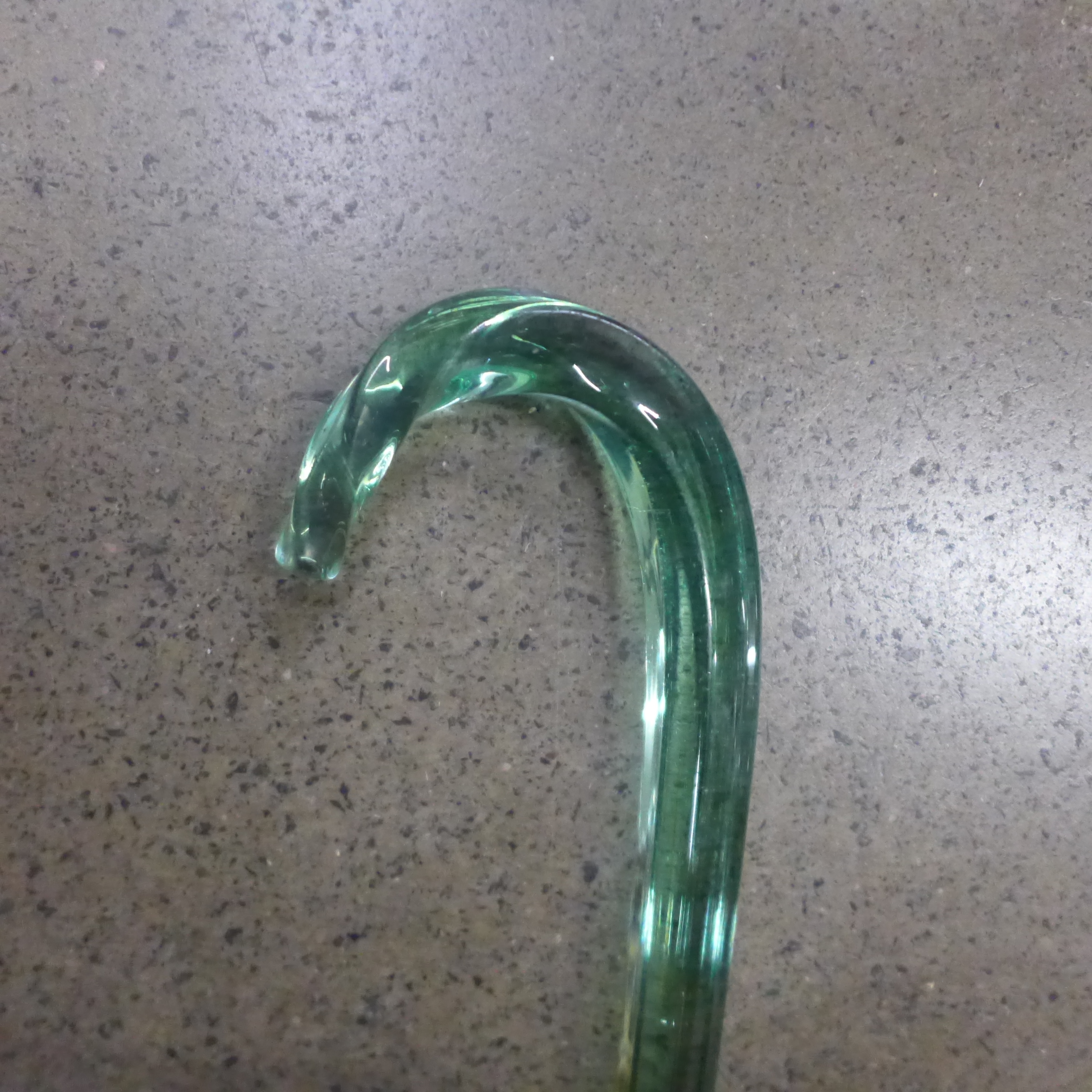 A glass walking cane - Image 2 of 2
