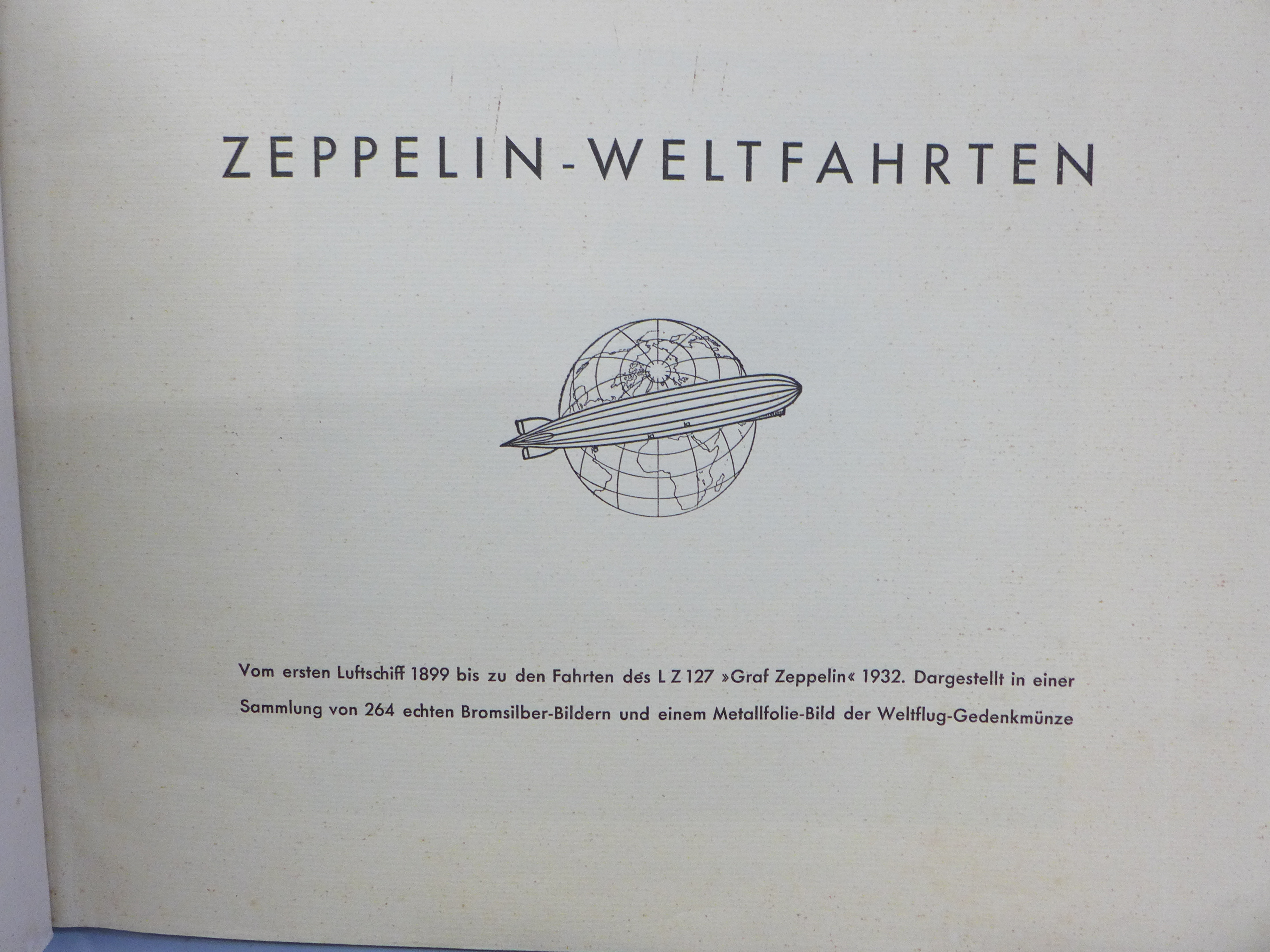 A German collectors card album, Zeppelin-Weltfahrten, World Travel, lacking four cards - Image 6 of 7