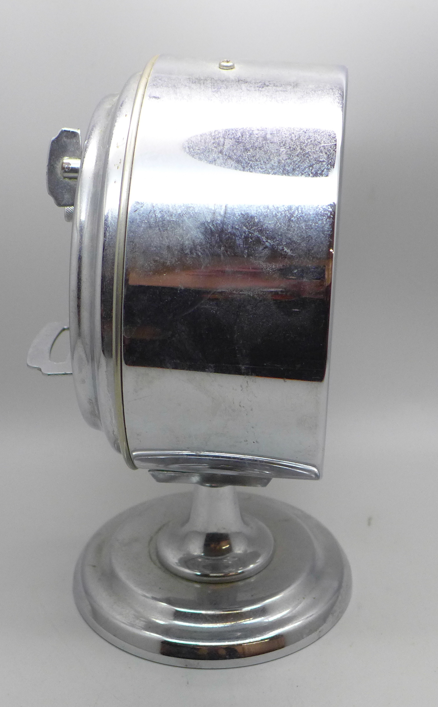 A Frontier 7-day alarm, 2 jewels 1960-70s retro pedestal alarm clock - Image 2 of 3