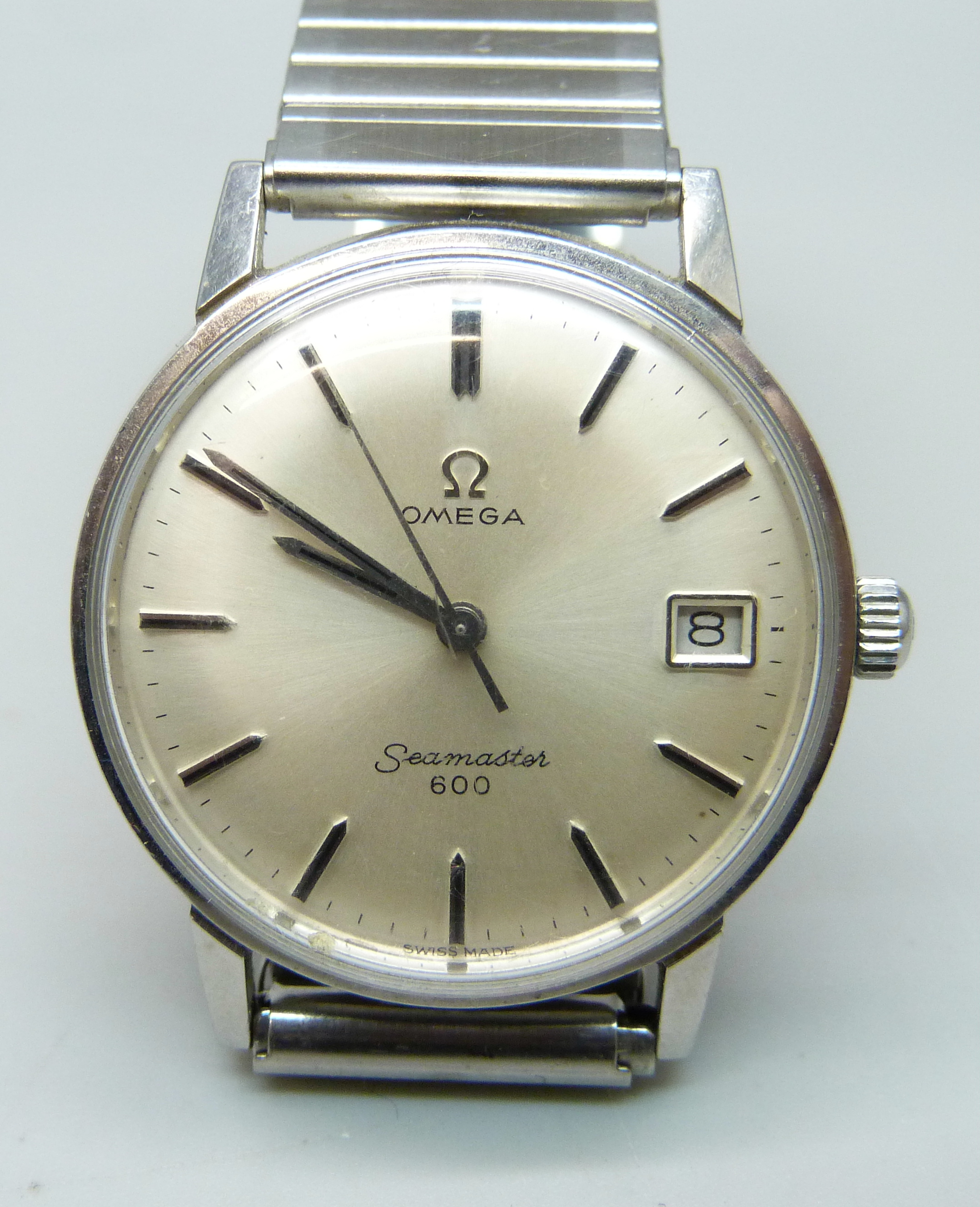 An Omega Seamaster 600 wristwatch