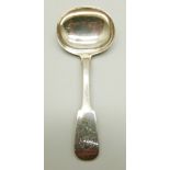 An early 19th Century silver caddy spoon, Newcastle, maker TW