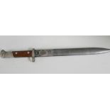 A bayonet with scabbard