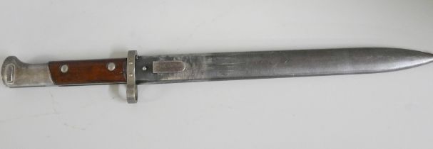 A bayonet with scabbard