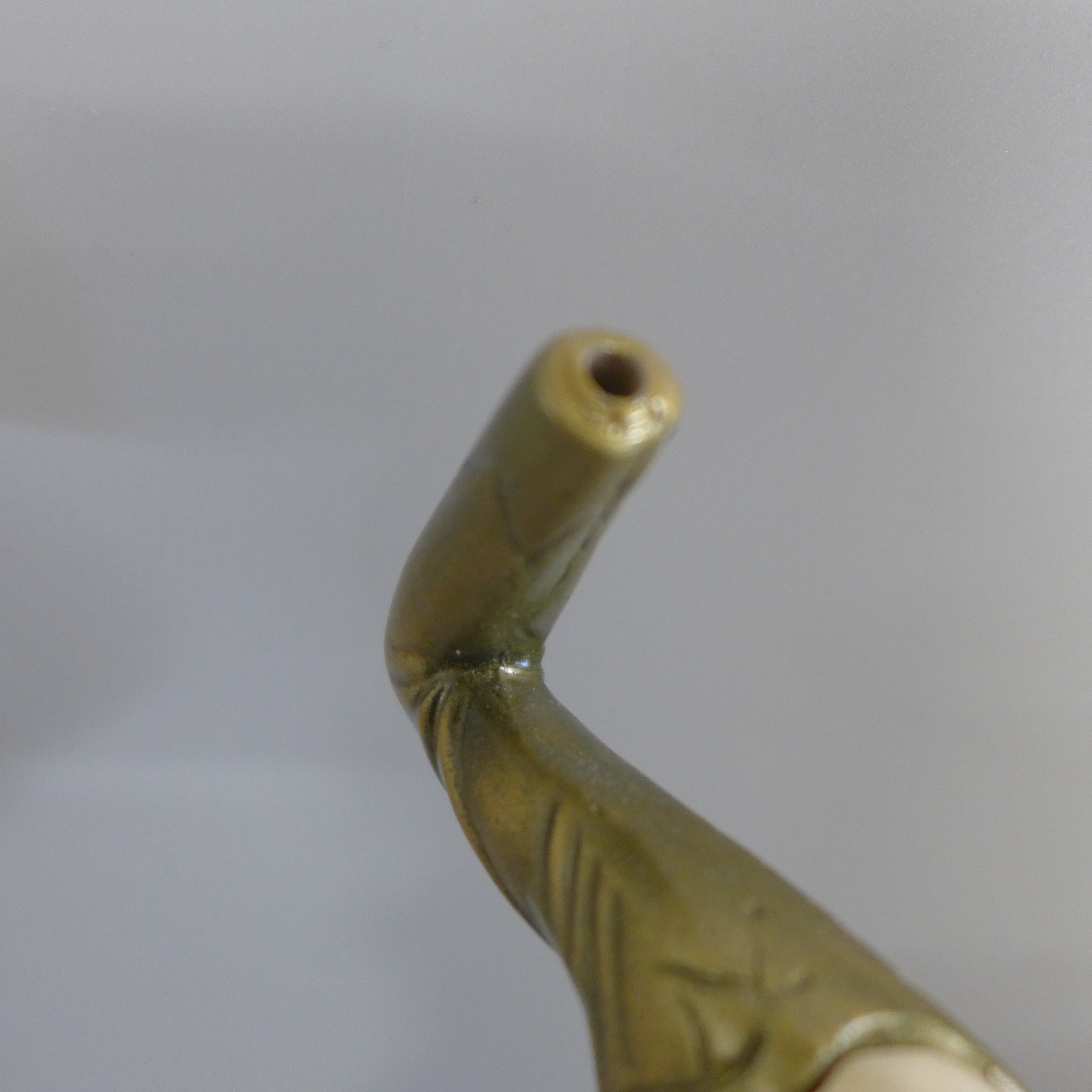 An Art Deco style figure of a dancer, after Chiparus, a/f, hands with figure, requires - Image 4 of 5