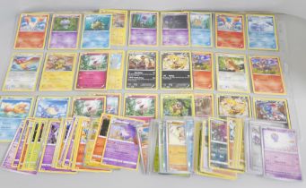 Vintage Pokemon cards including fifty holographic