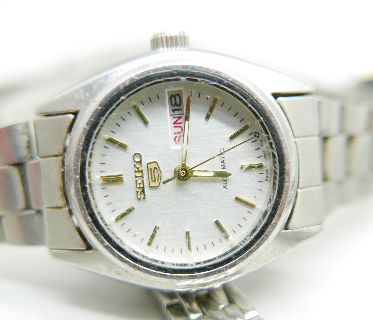 Five lady's wristwatches, Seiko 5 automatic, Tissot automatic Sea Star, a Tissot quartz, a Rotary - Image 3 of 3