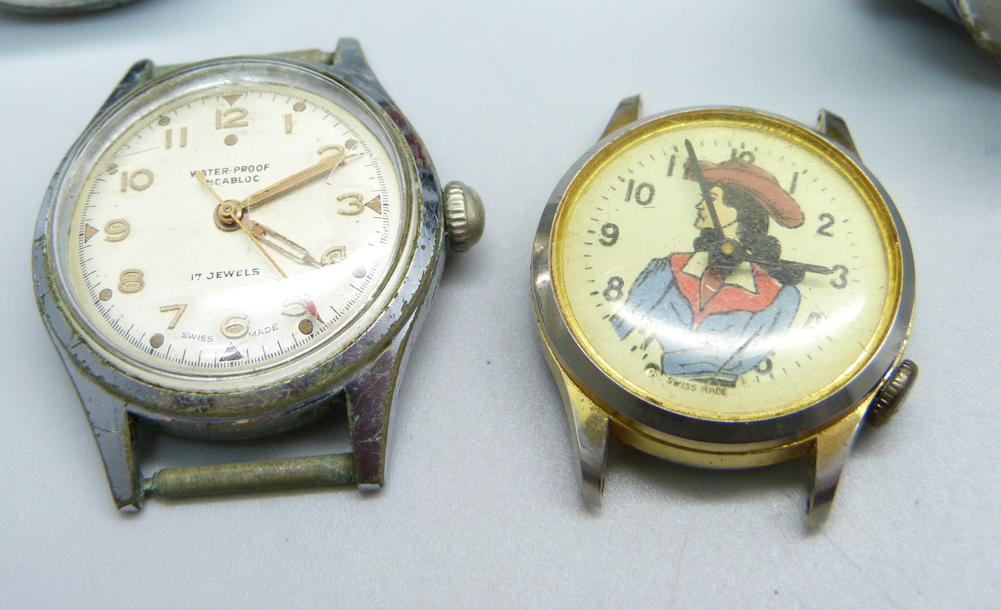 Five wristwatches including Snoopy - Image 2 of 4