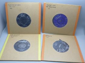 1960s 7" singles, The Beatles, The Beach Boys, Piltdown Men, The Marcels, etc.