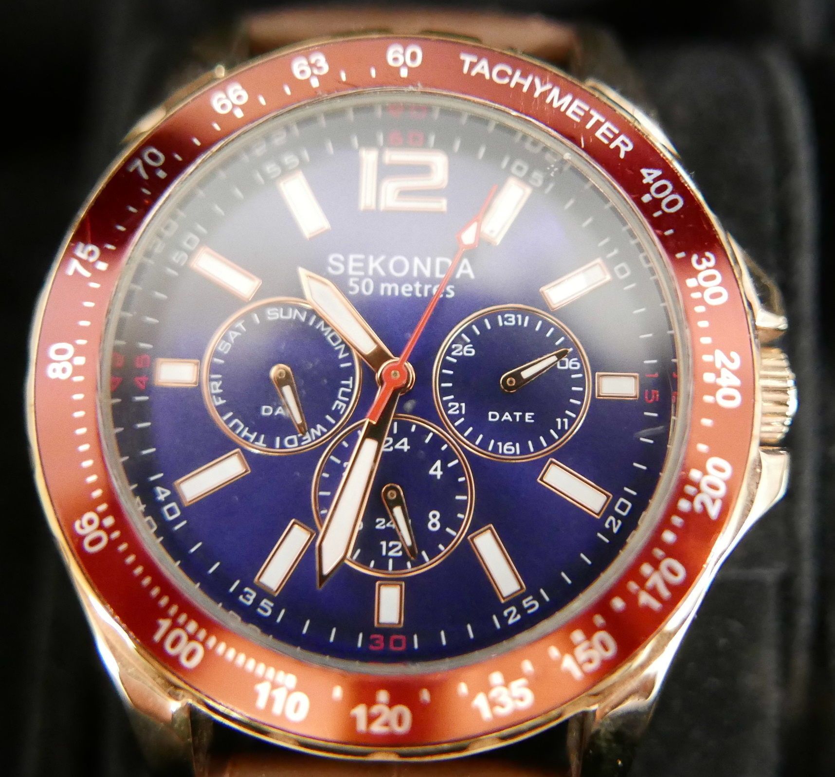 Ten gentleman's wristwatches, Accurist, Lorus, Emporio Armani, Continental, Pulsar, Seiko, - Image 4 of 8