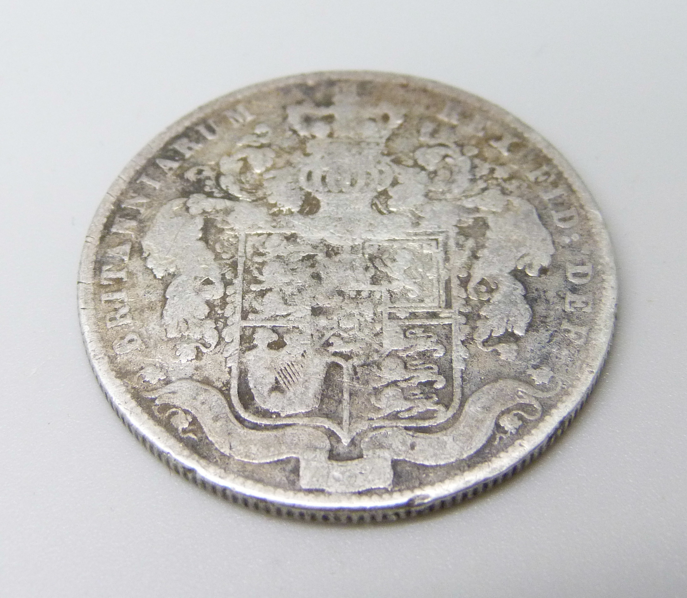 A King George IV 1828 silver half crown - Image 2 of 2