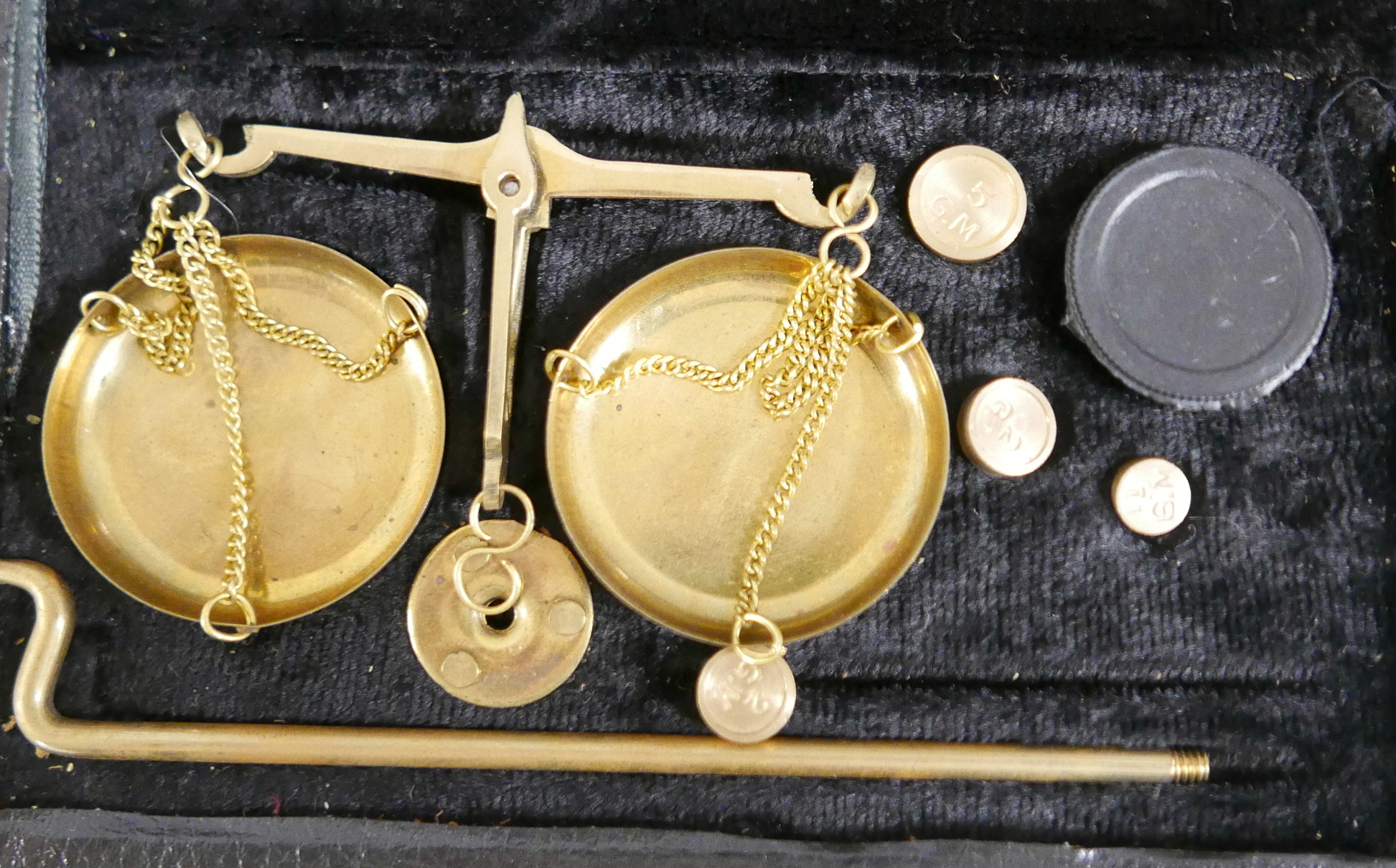 A set of apothecary scales and a framed set of pre-decimal coins, Sterling Collections - Image 2 of 4