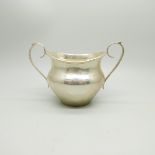 A silver sugar bowl, 65g