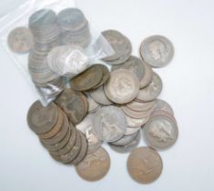 A collection of George V pennies, (39)