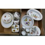 Royal Worcester Evesham tea set, dinner and tablewares (two boxes) **PLEASE NOTE THIS LOT IS NOT