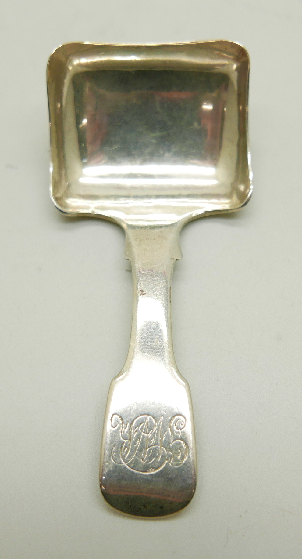 A Victorian silver caddy spoon, Birmingham 1845, George Unite - Image 2 of 4