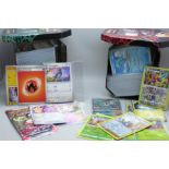 Over 700 Pokemon cards in tins, with holos (two tins)