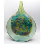 A Mdina cut ice lollipop glass vase, signed Michael Harris Mdina Glass Malta to the base, 22cm