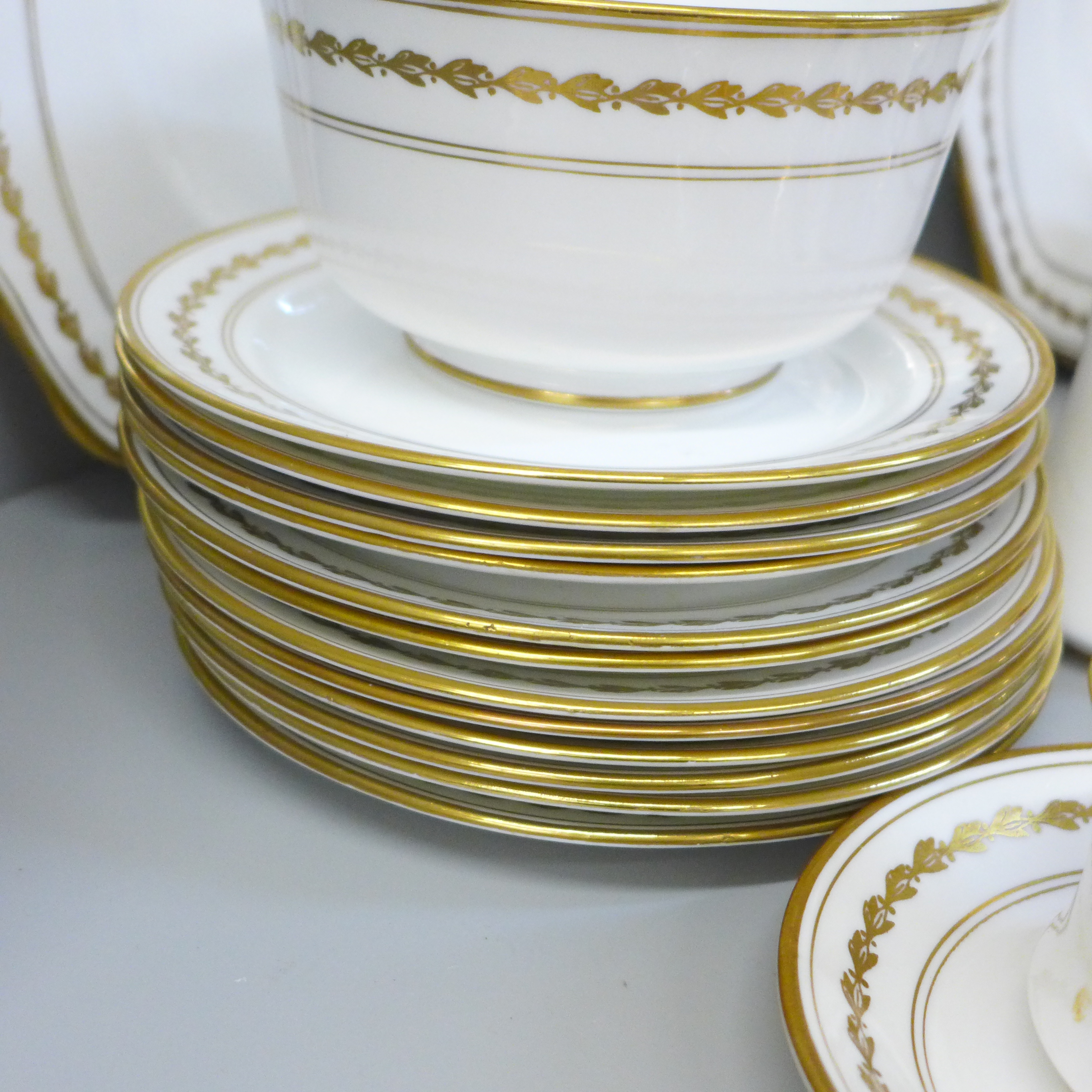 A Royal Albert 5430 tea service comprising two cake plates, twelve tea plates, eleven saucers, - Image 2 of 6