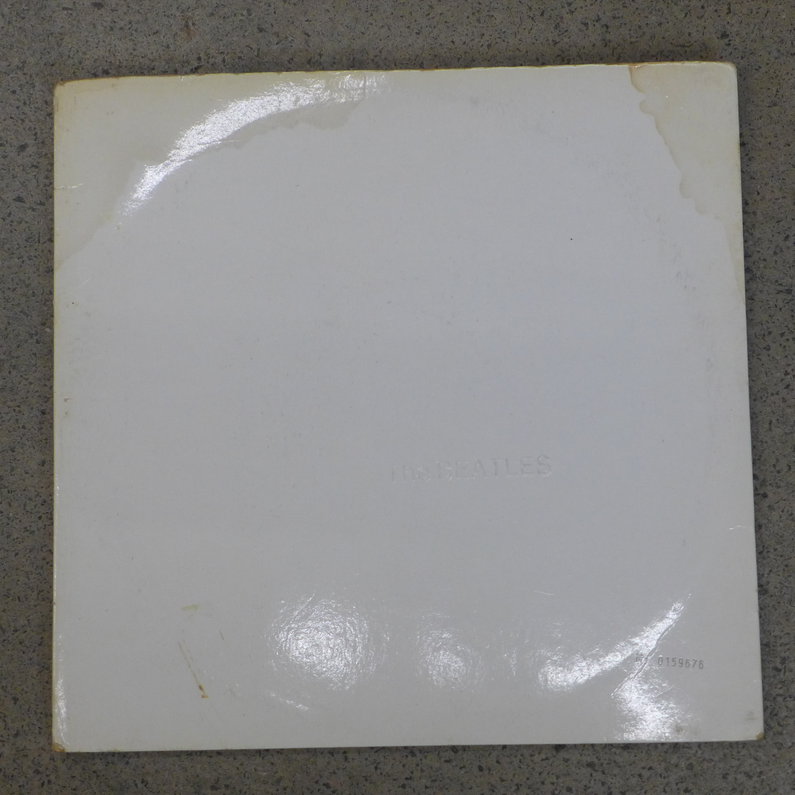 The Beatles White Album, top opener with poster and portrait photos, number 0159676