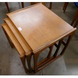 A G-Plan Quadrille teak nest of tables